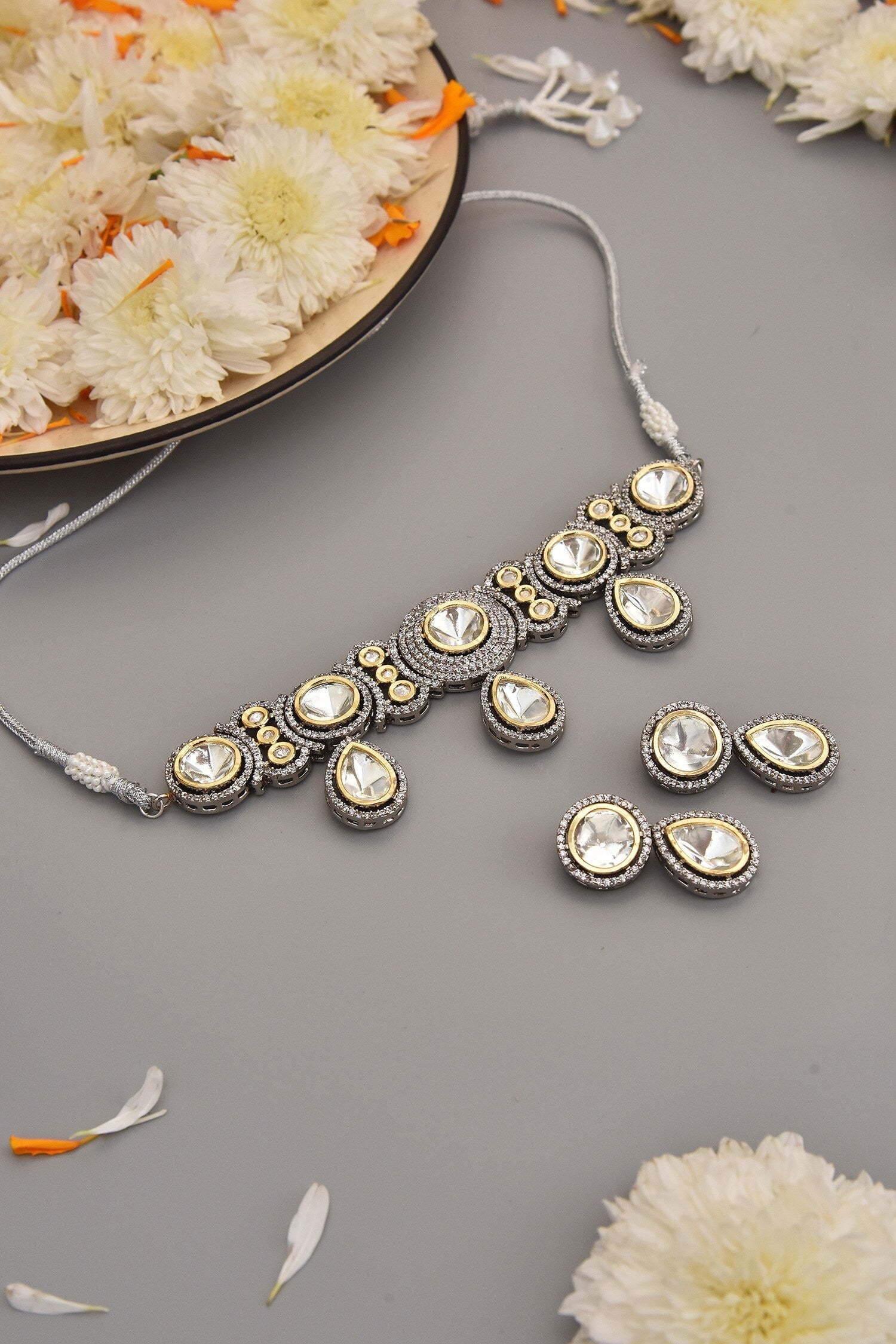 Polki Embellished Choker Set 