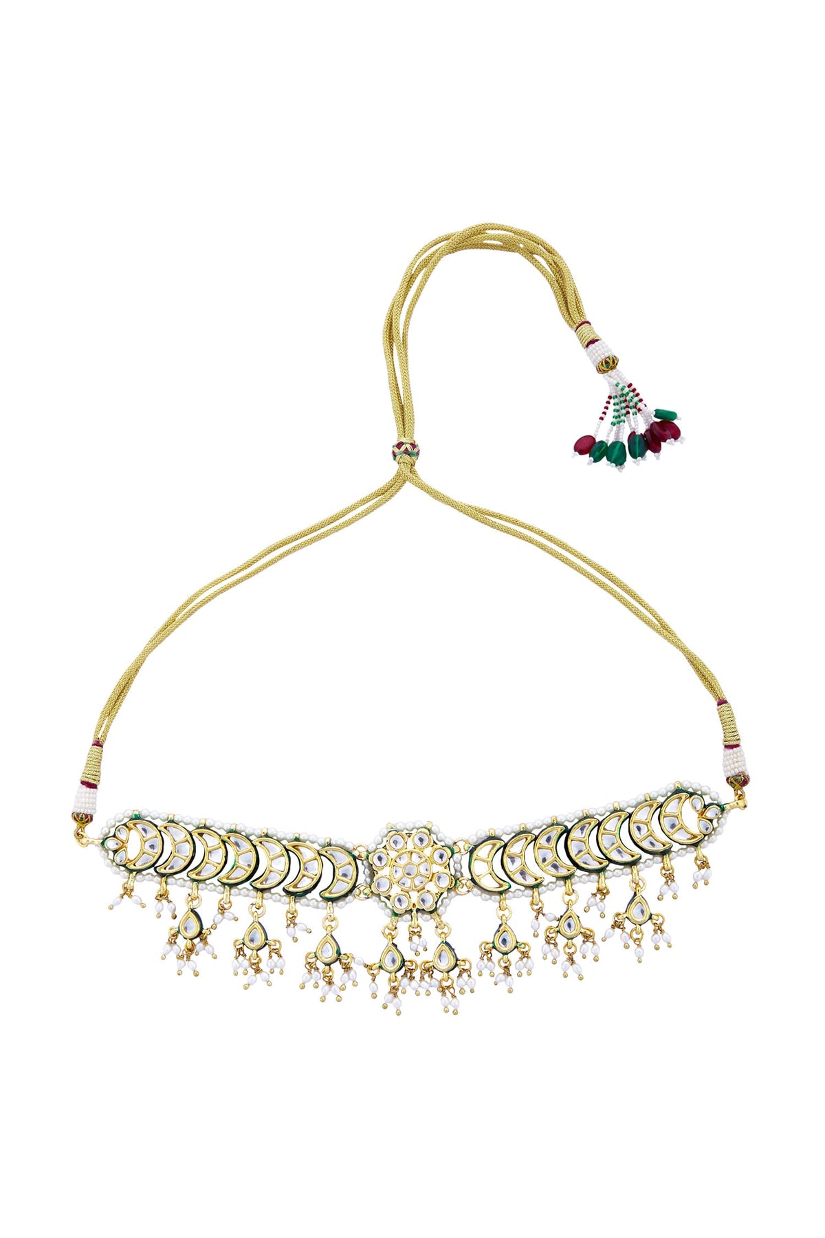 Floral Kundan Choker Set 