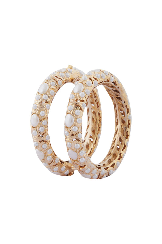 Jadau Bead Bangle - Set of 2 