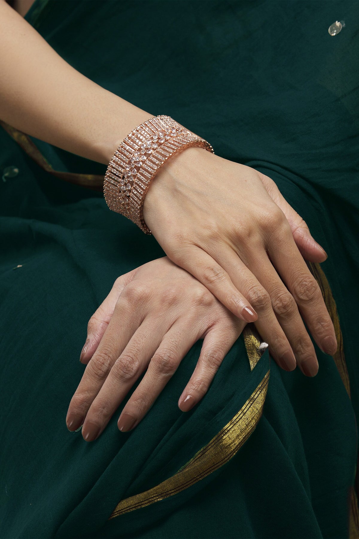 Crystal Cutwork Bangle 