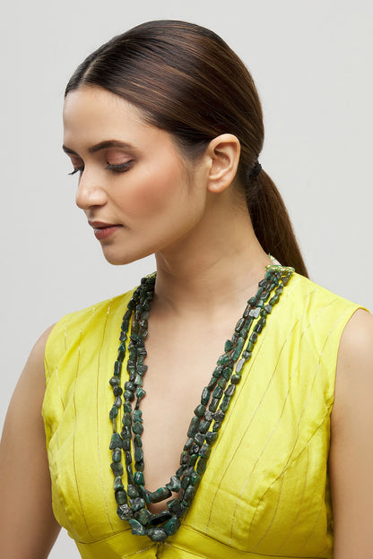 Bead Layered Necklace 
