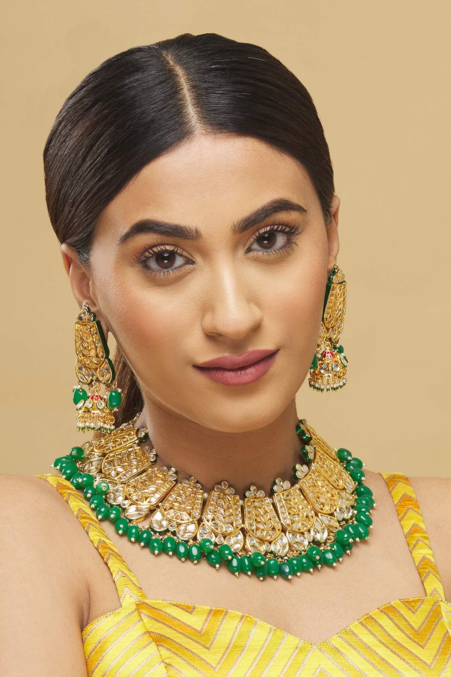  Kundan Necklace Set  