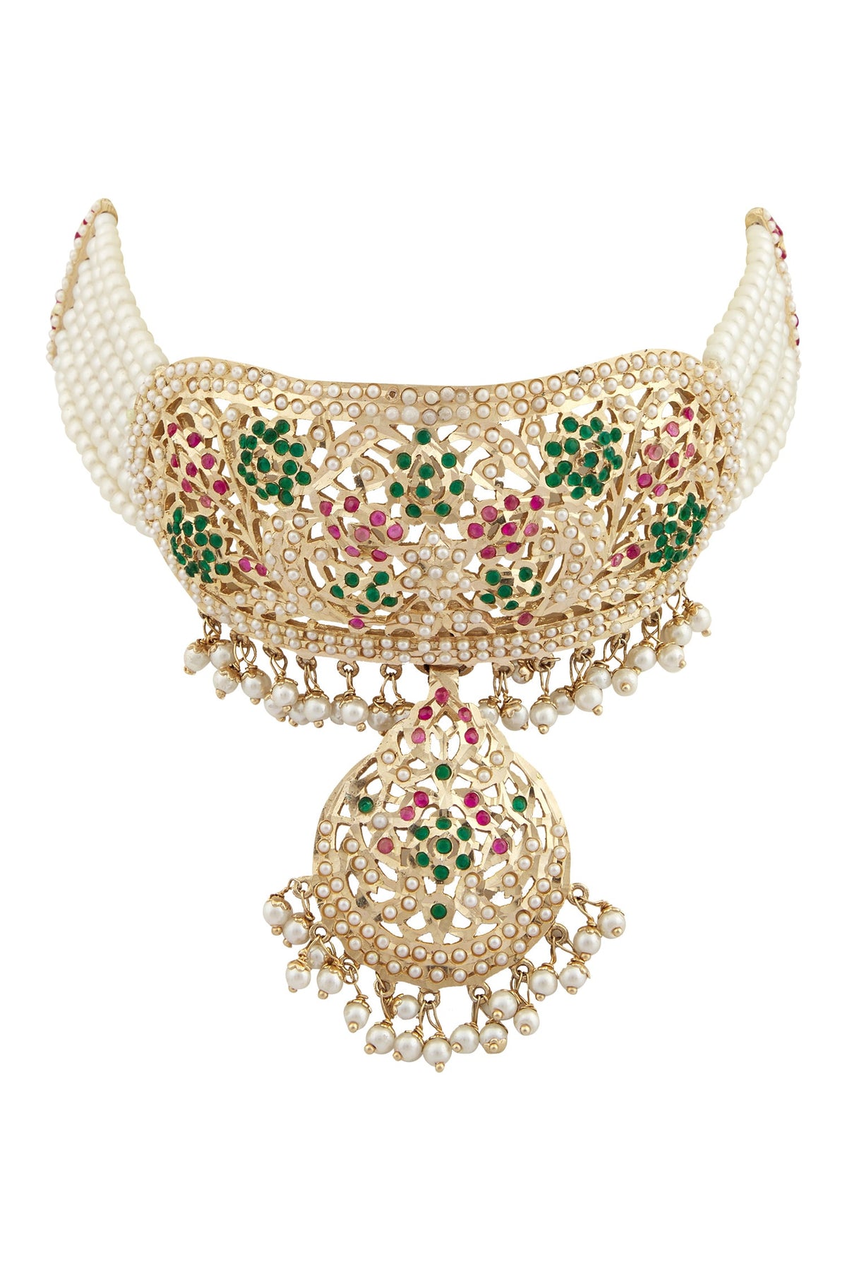 Jadau Pendant Choker Set 