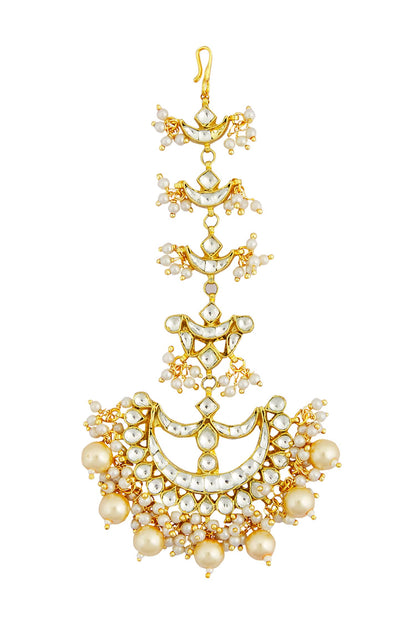 Kundan Tiered Maangtikka 