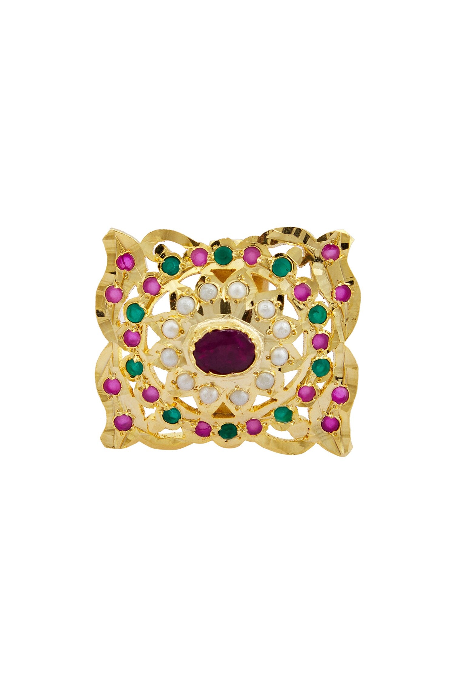 Jadau Geometric Ring 