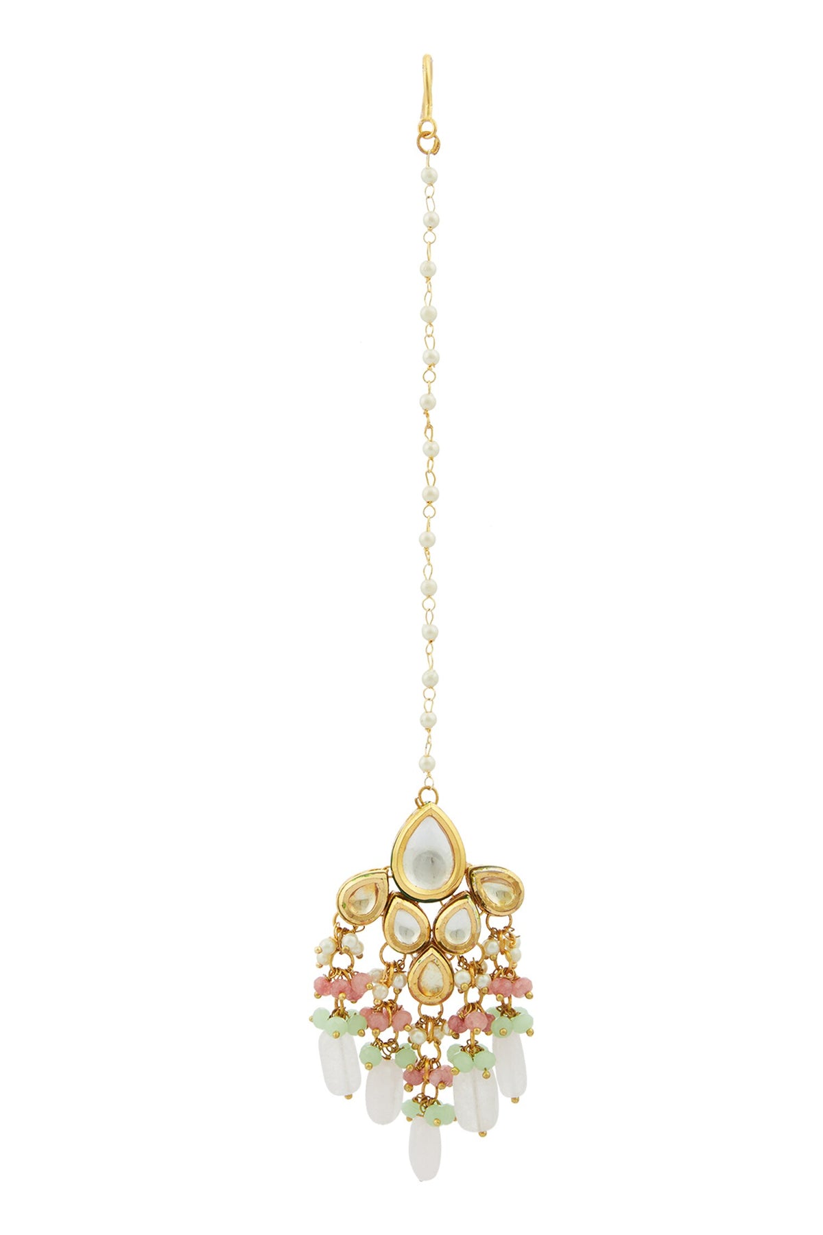 Kundan Teardrop Maangtikka 