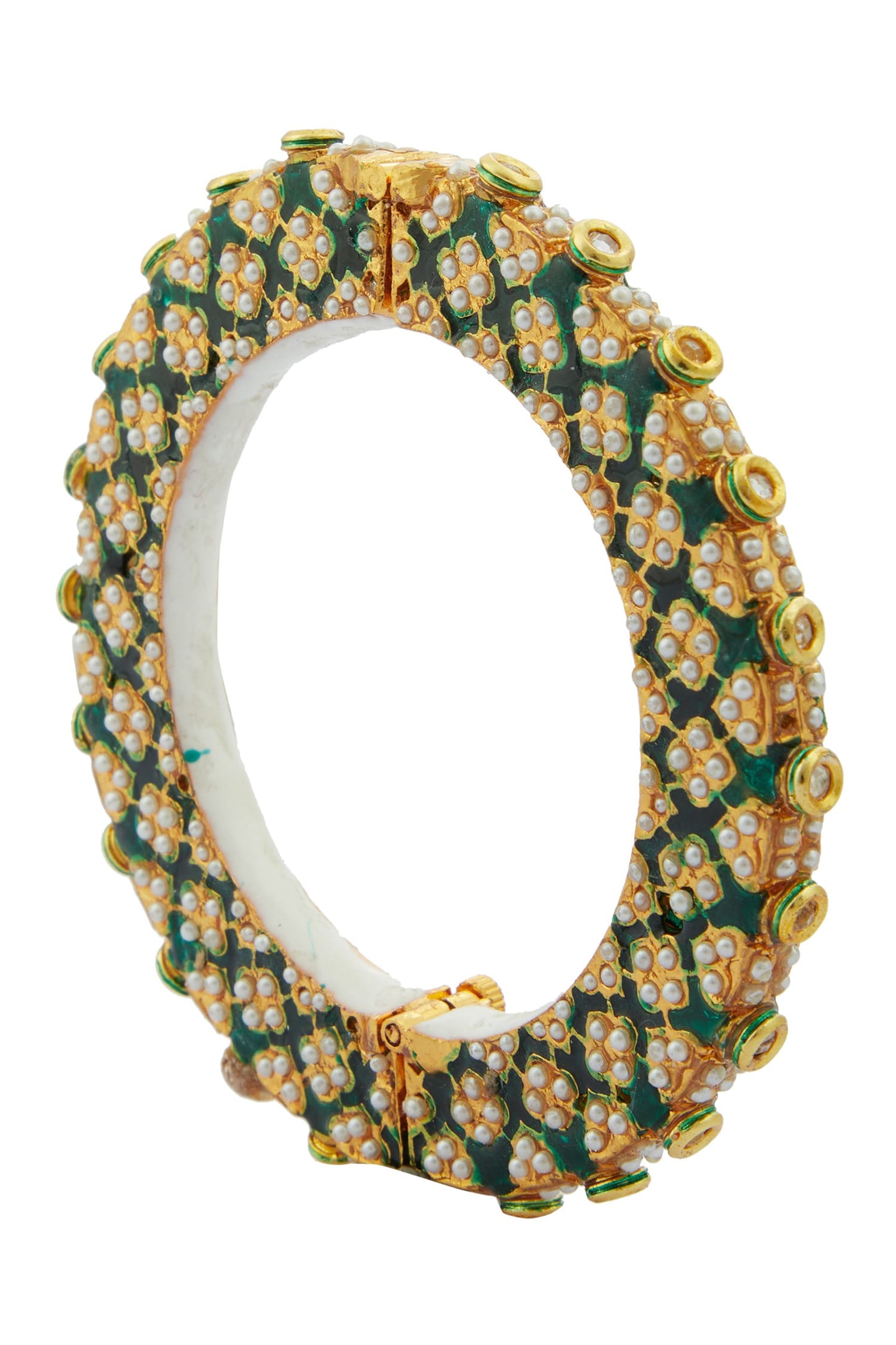  Kundan Enamel Bangle 