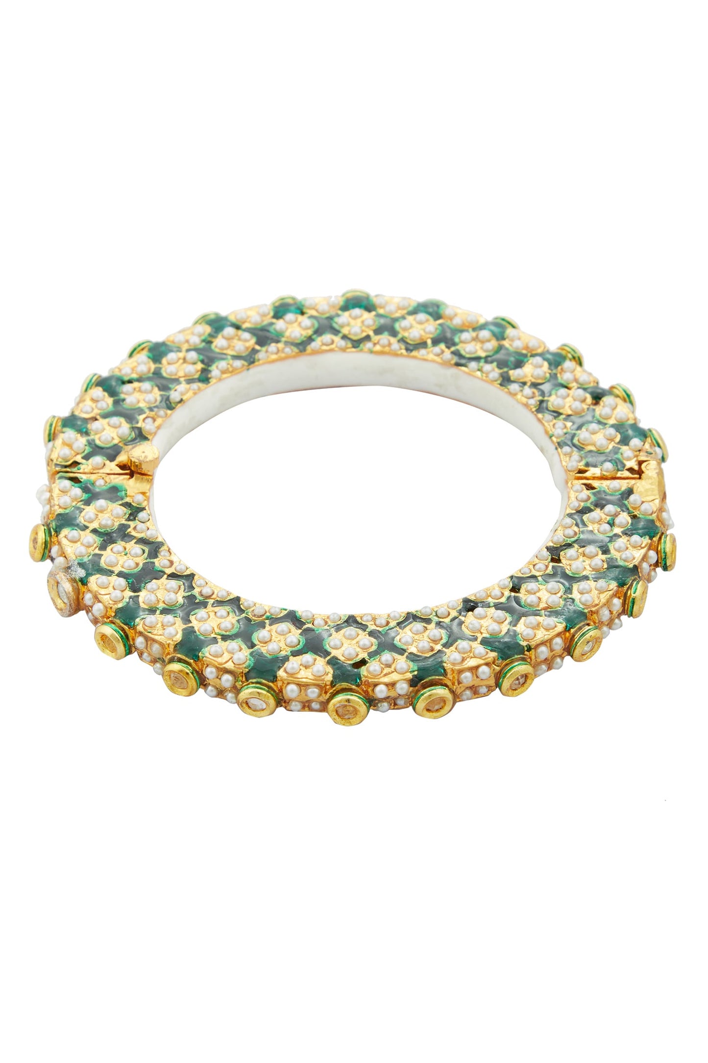  Kundan Enamel Bangle 