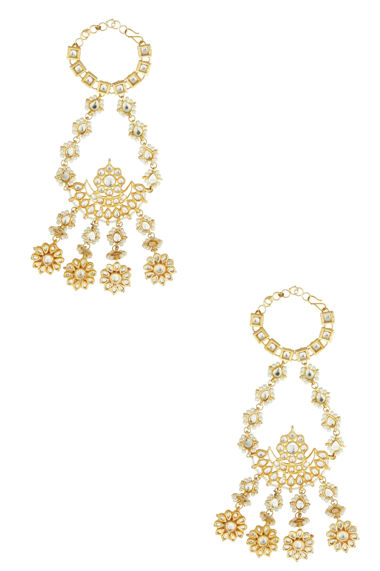 Kundan Floral Hathphool 