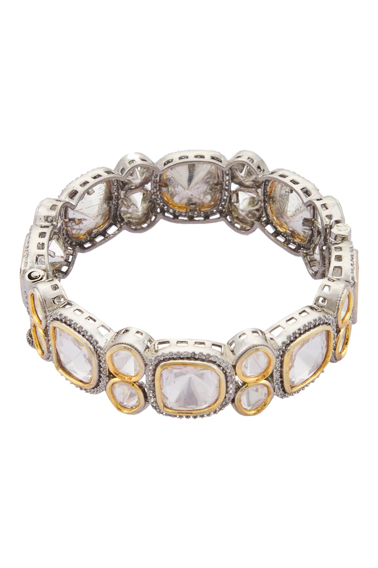 Polki Studded Kada - Single Pc 