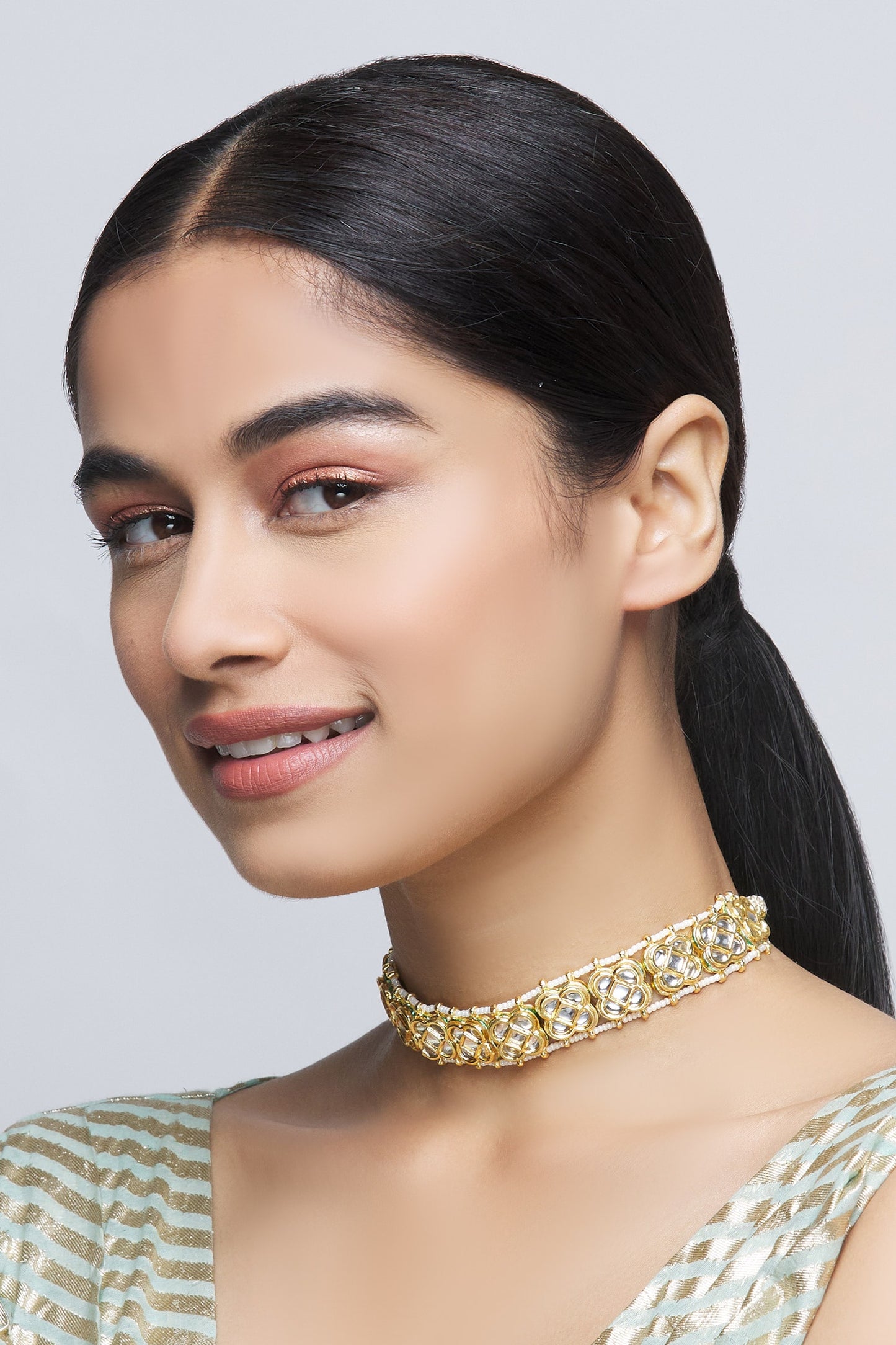 Kundan Floral Choker 