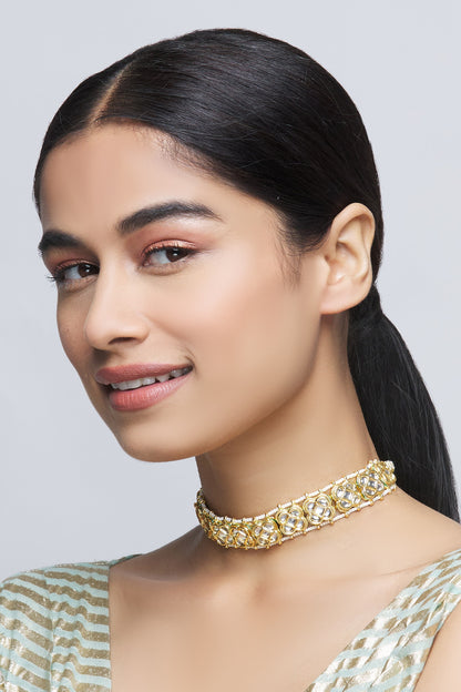 Kundan Floral Choker 