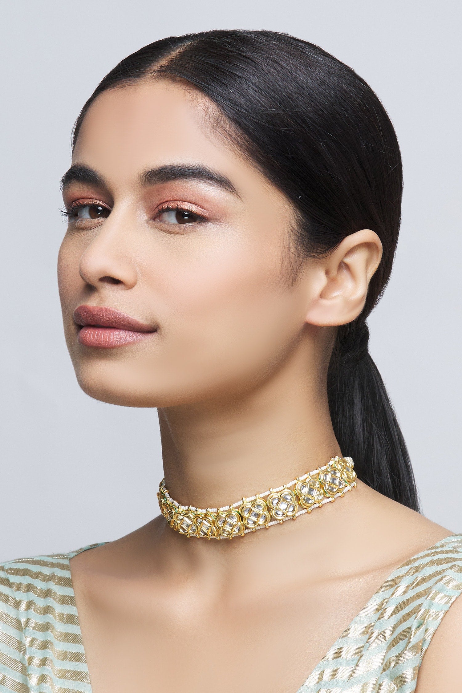 Kundan Floral Choker 