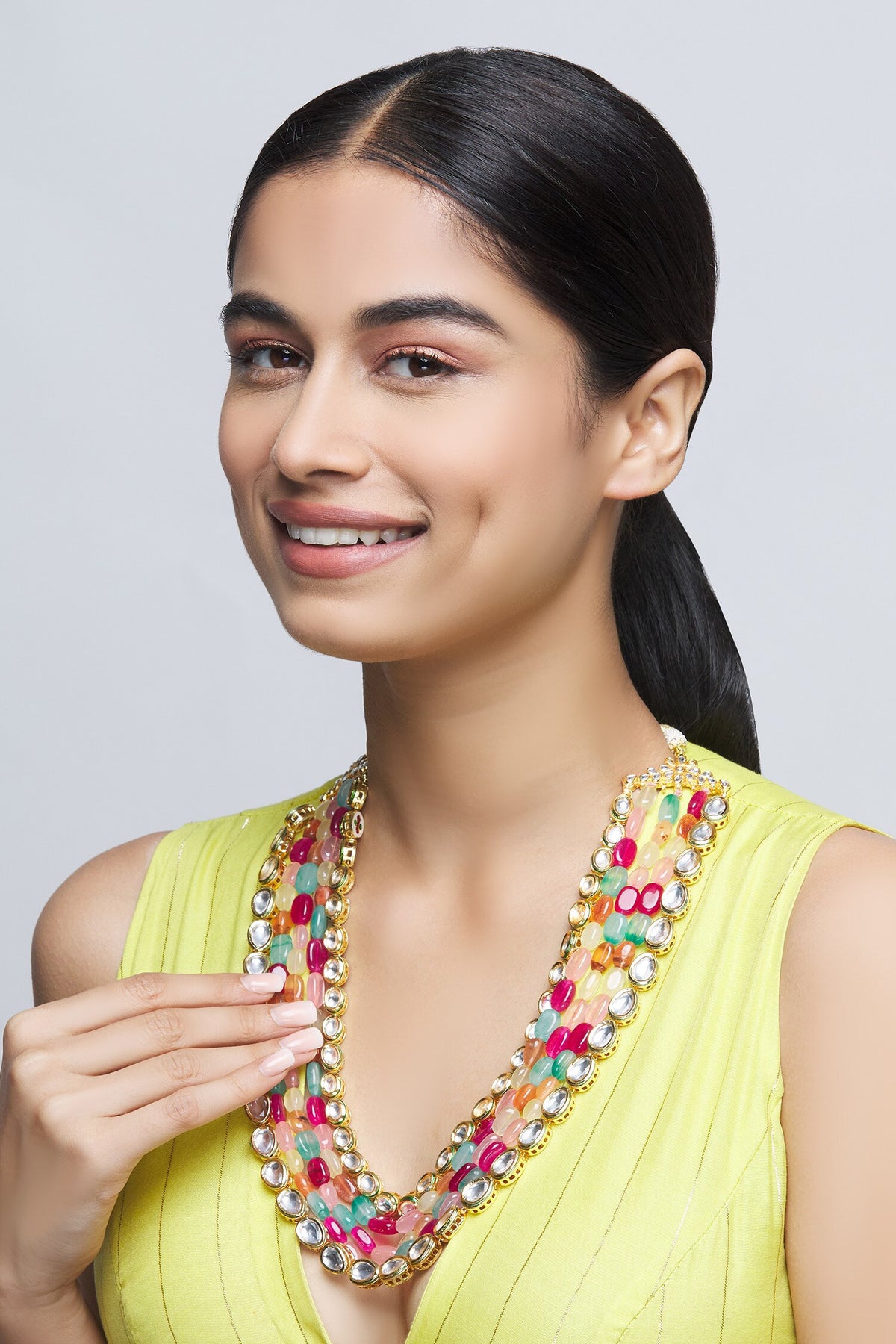 Kundan Layered Necklace 