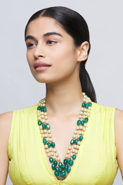 Bead Layered Necklace 