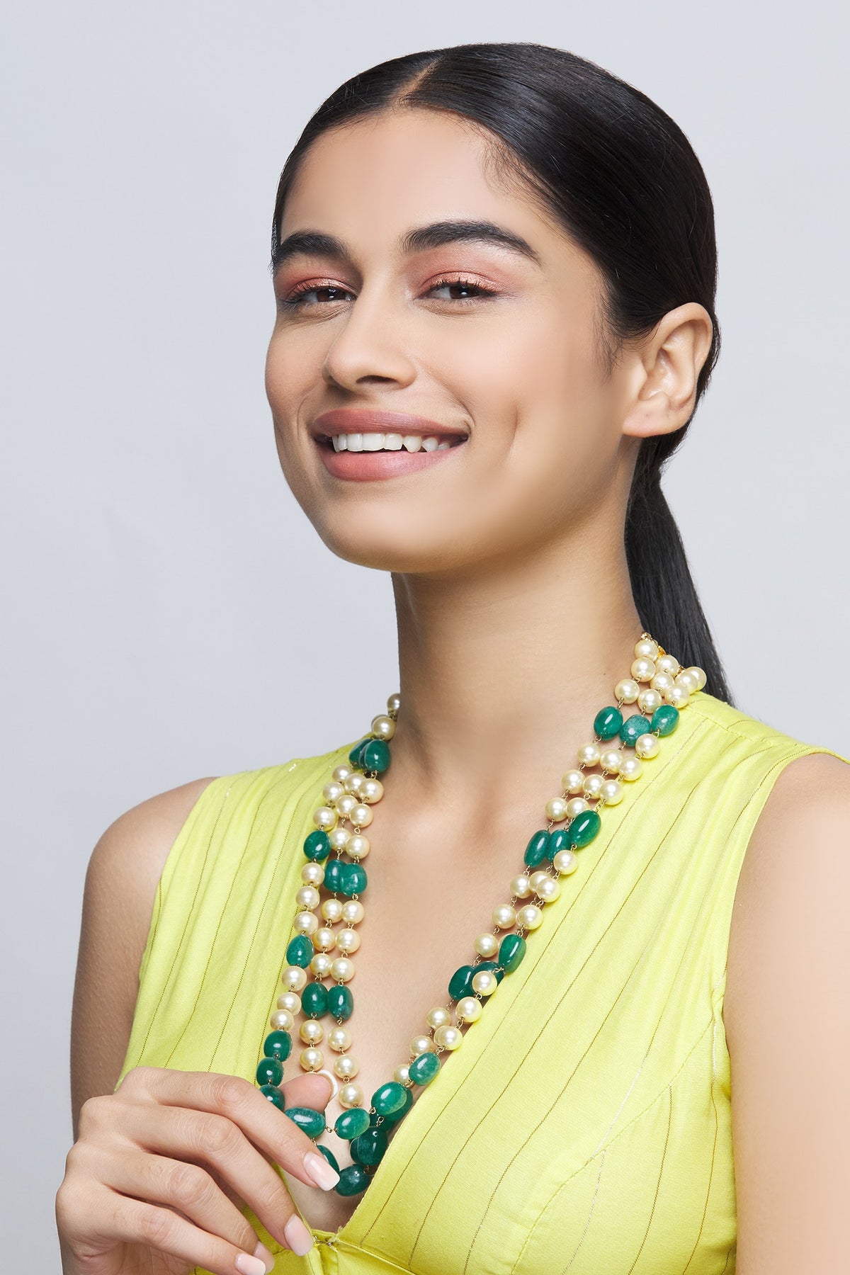 Bead Layered Necklace 