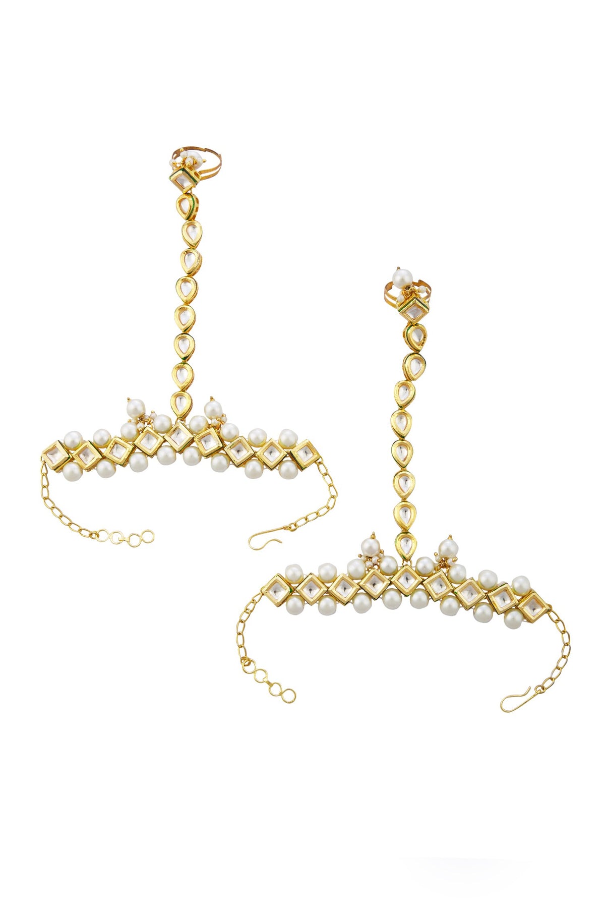 Kundan Hathphool - Set of 2 