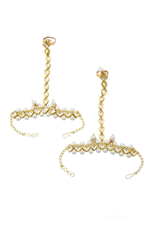 Kundan Hathphool - Set of 2 