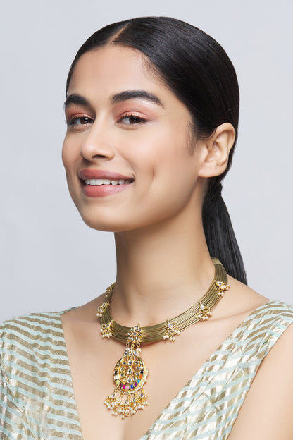 Kundan Pendant Necklace 