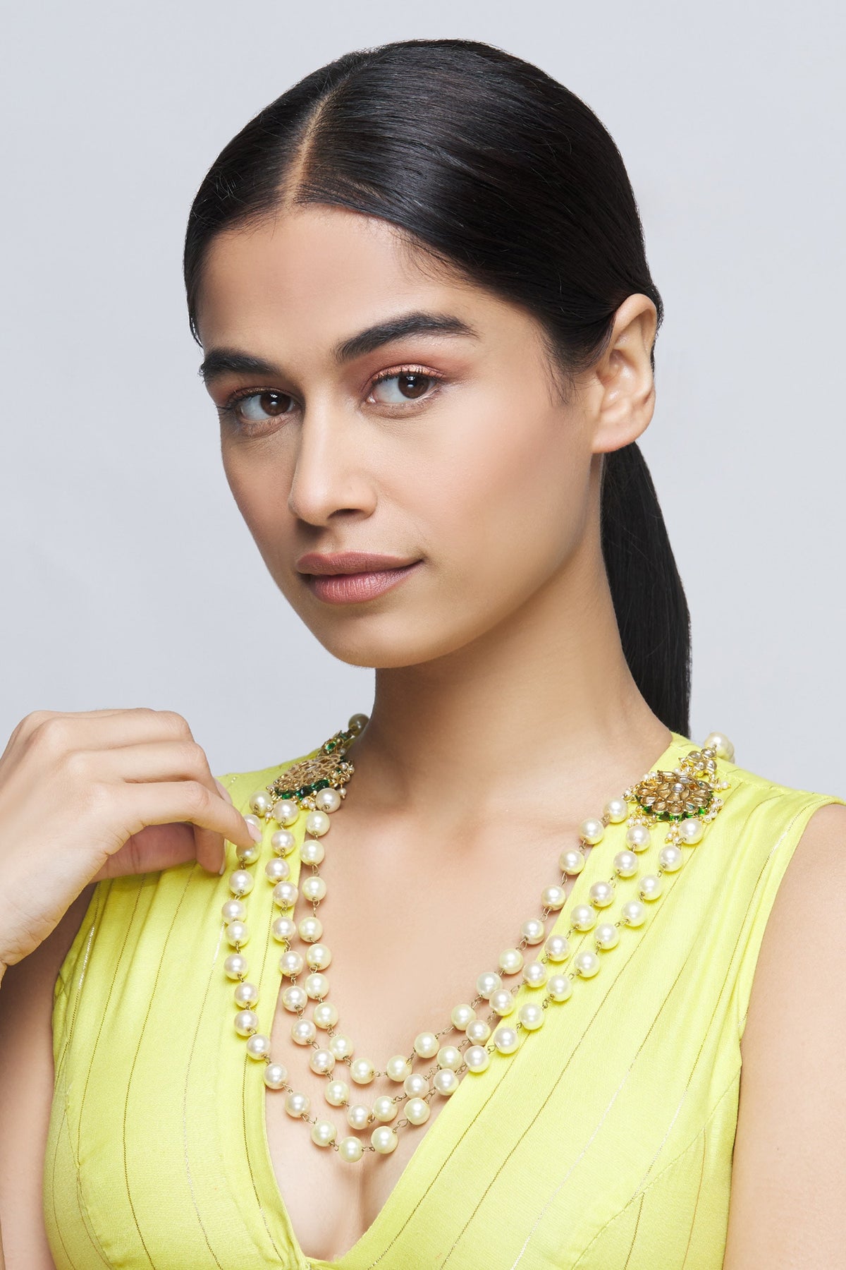 Kundan Layered Necklace 
