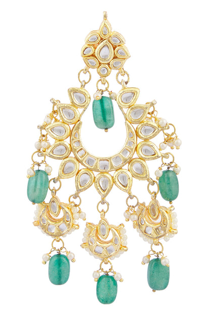 Kundan Floral Chandbalis 