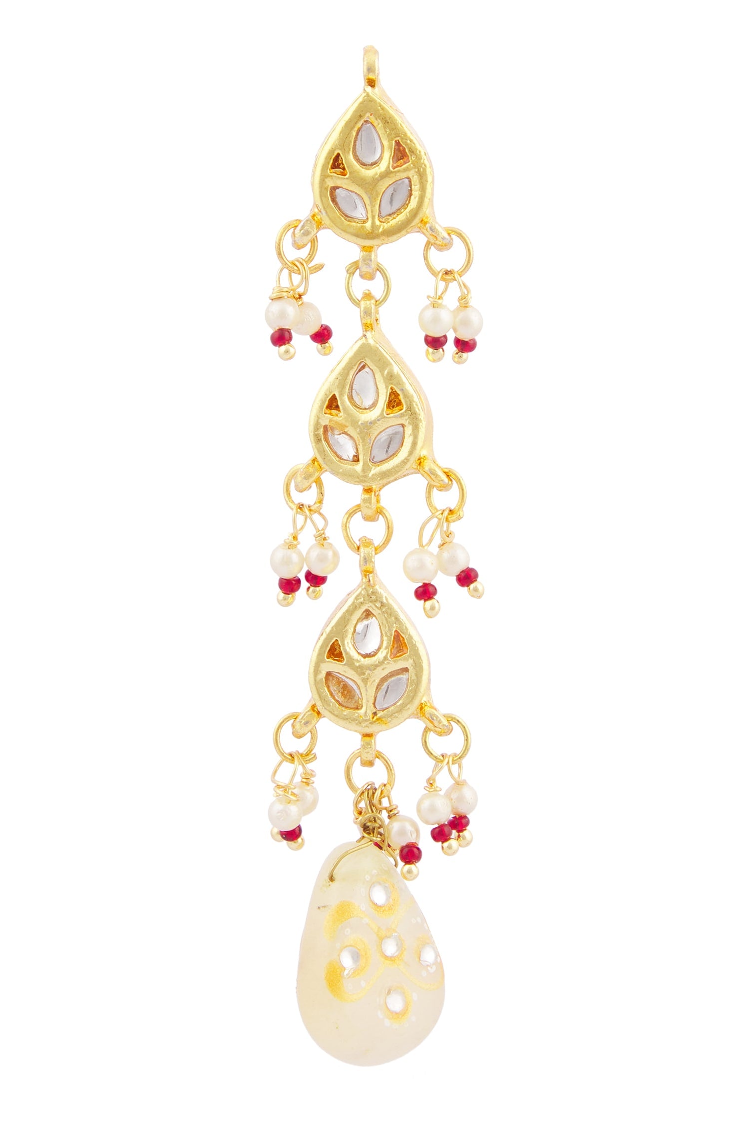 Kundan Tiered Danglers 