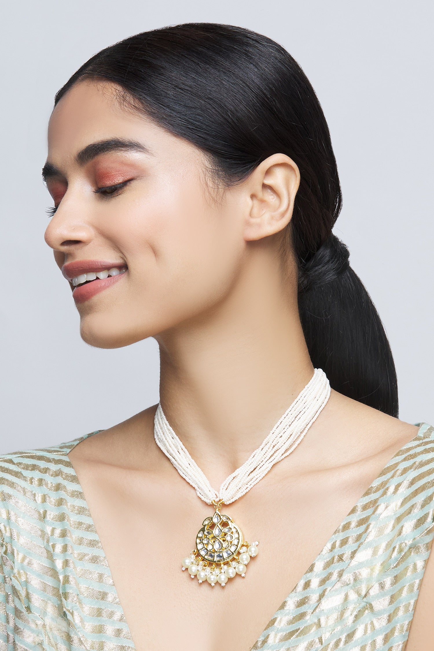 Kundan Pendant Necklace 