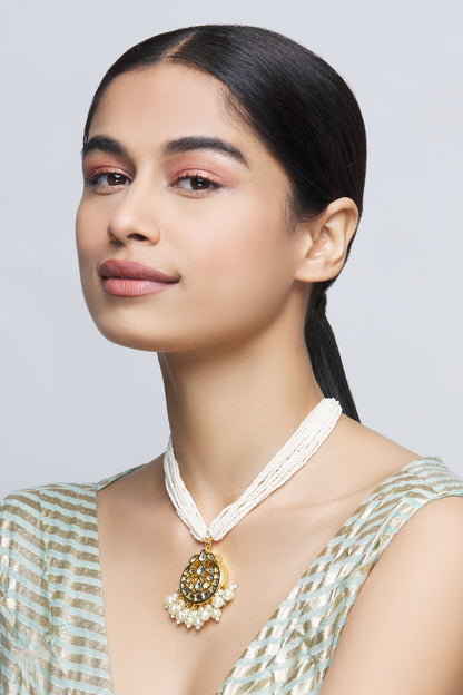 Kundan Pendant Necklace 