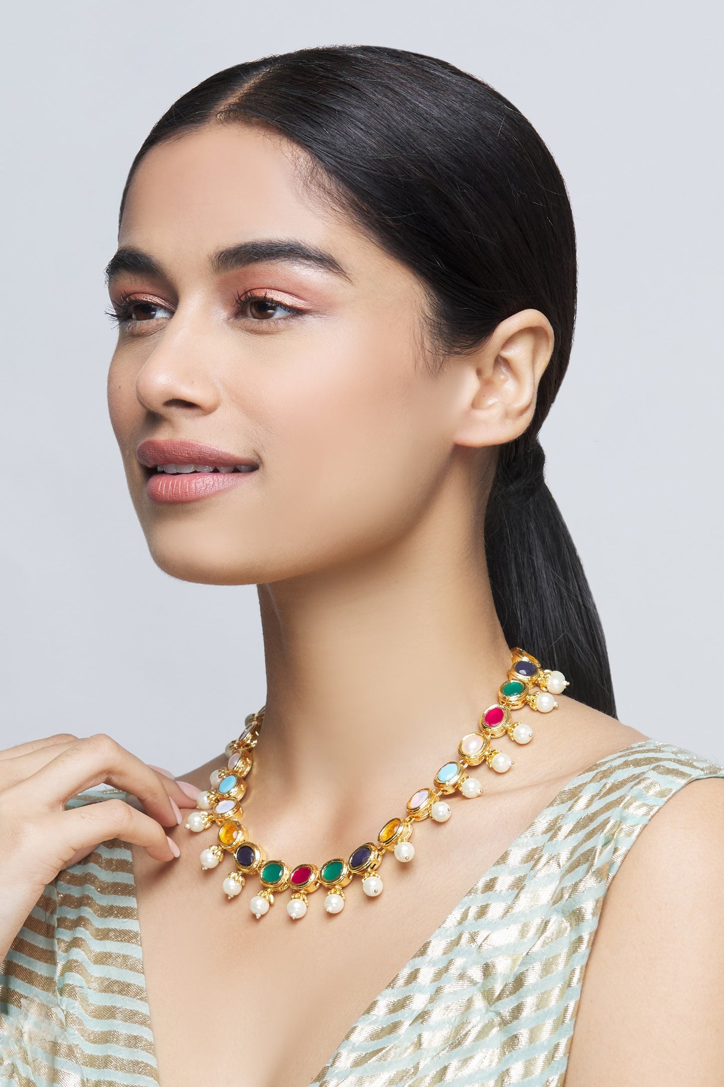 Kundan Bead Necklace 