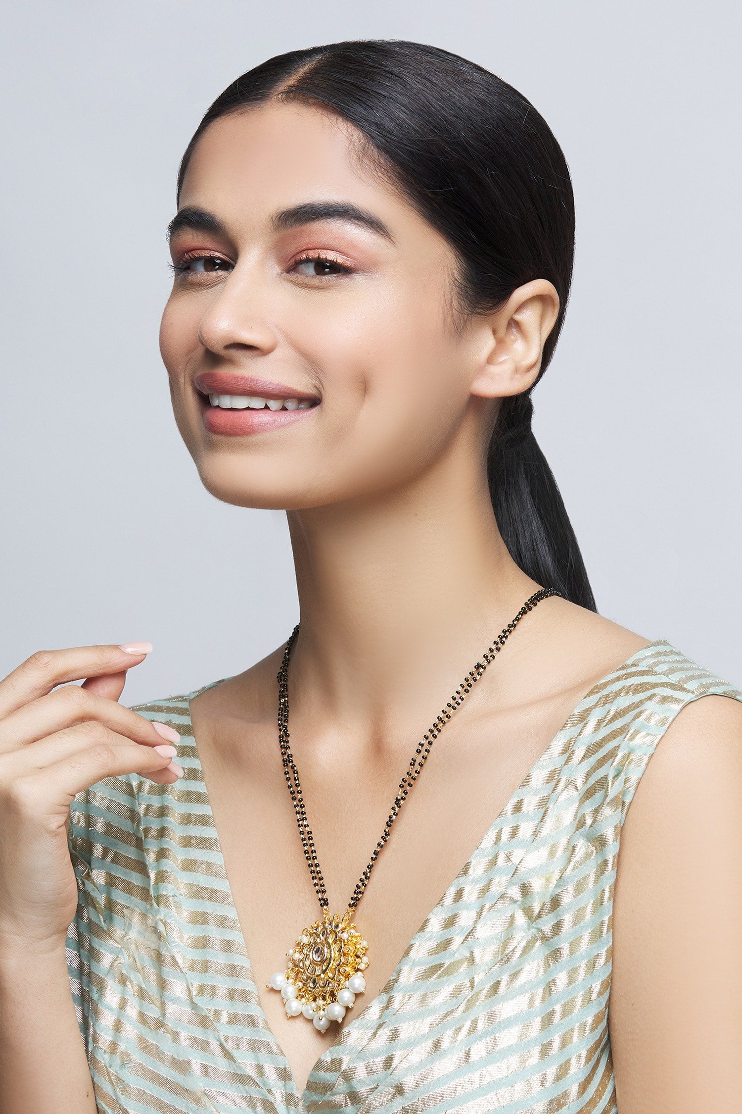 Kundan Pendant Necklace 