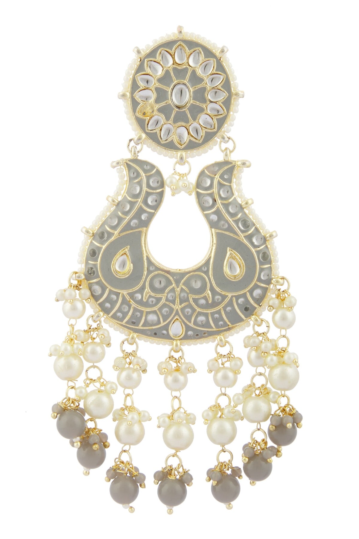 Meenakari Kundan Danglers 