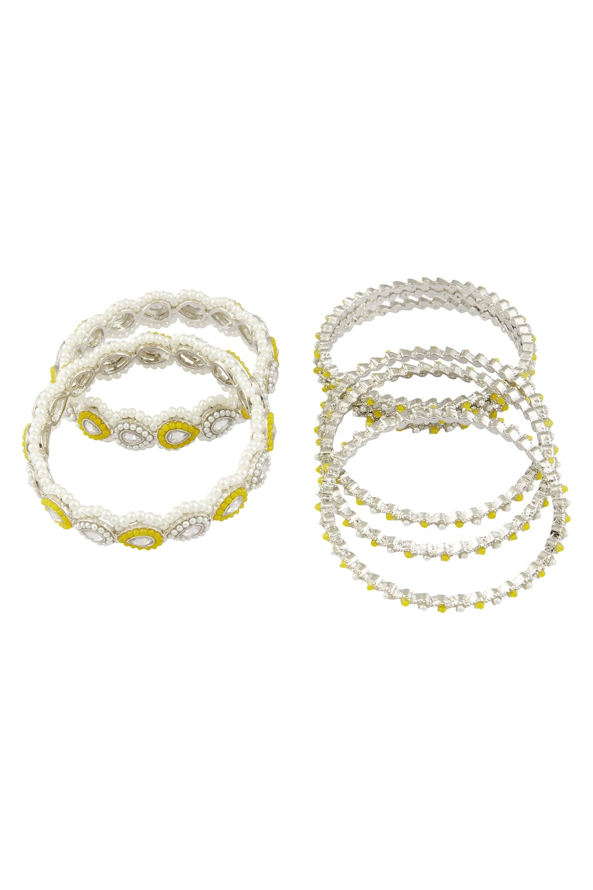Studded Bangles - Set of 8 
