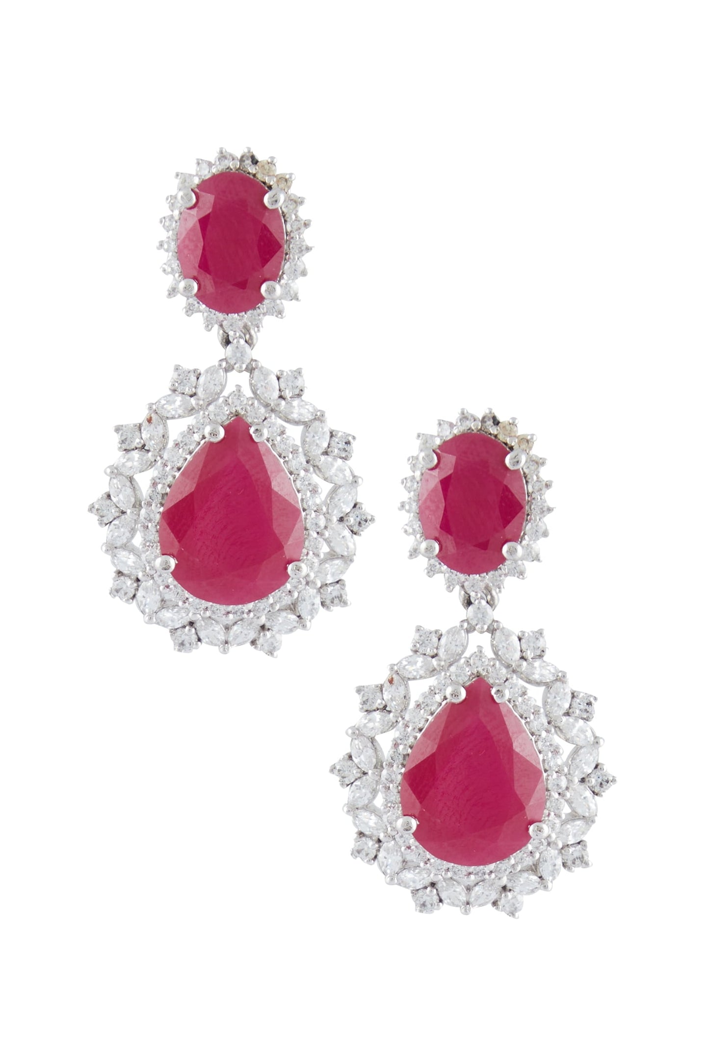 Oval Drop Earrings 