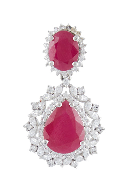 Oval Drop Earrings 
