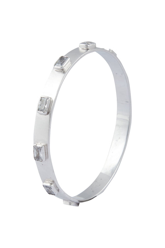 Geometric Motif Bangle 