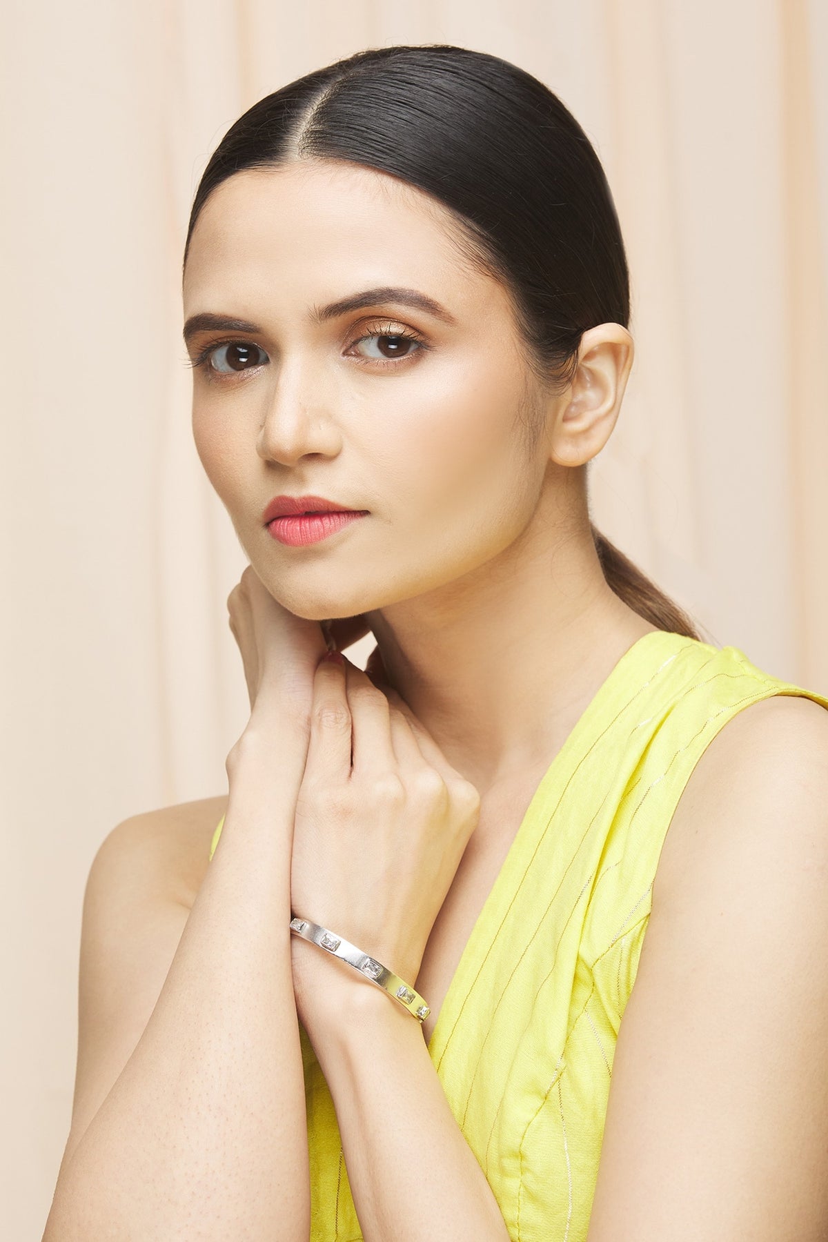 Geometric Motif Bangle 