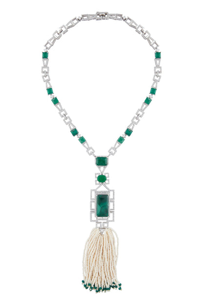 Geometric Stone Necklace 