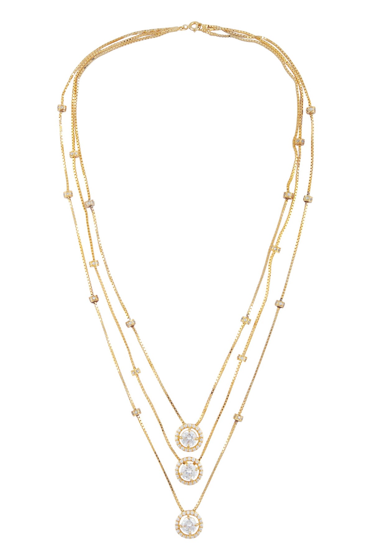 Layered Chain Necklace 