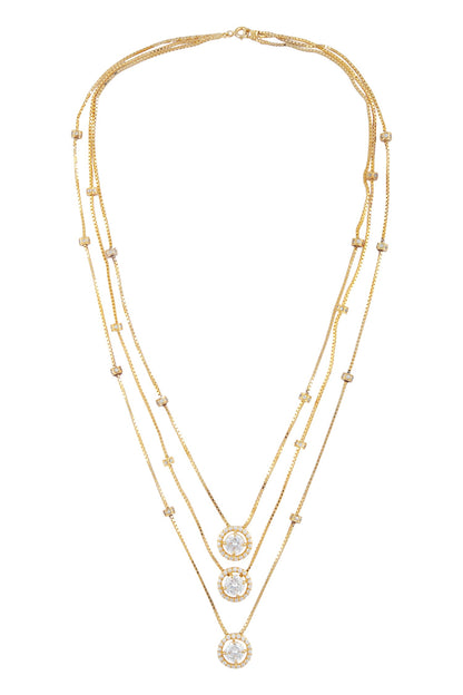 Layered Chain Necklace 