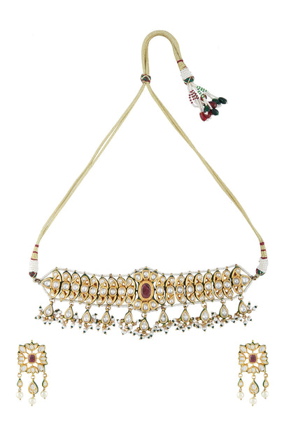 Polki Kundan Choker Set 