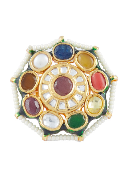 Navrattan Statement Ring 