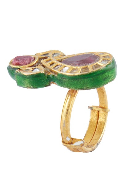 Kundan Studded Ring 