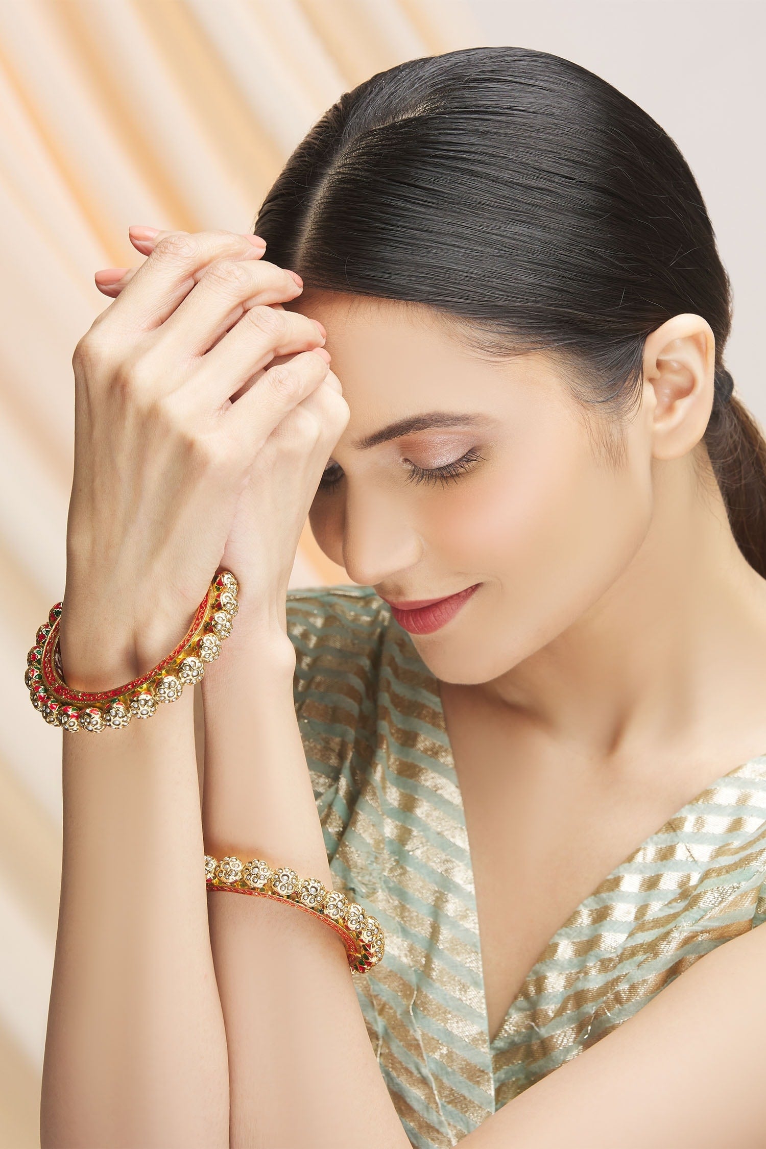 Studded Bangles Set of 2 