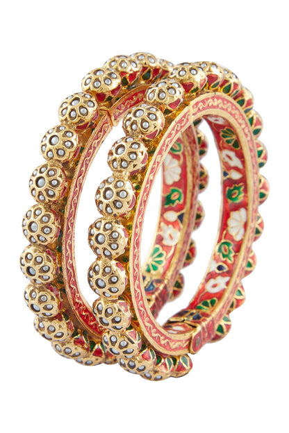 Studded Bangles Set of 2 
