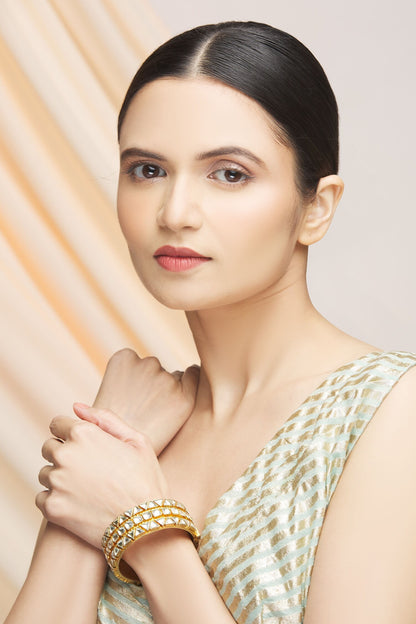 Polki Kundan Kada - Single Pc 