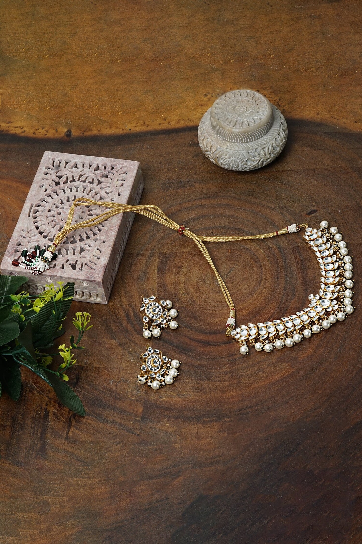 Kundan Necklace Set 