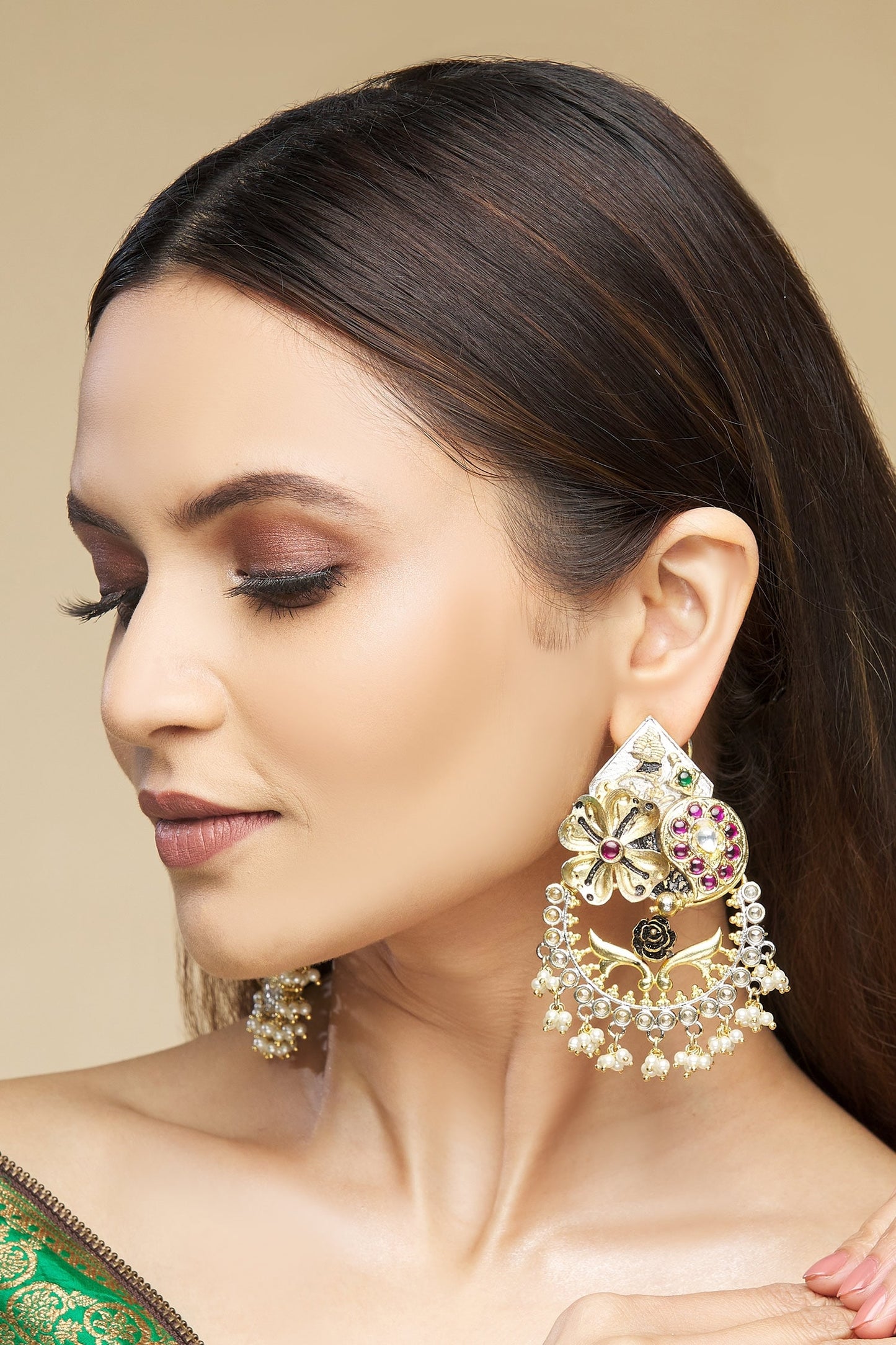 Stone Embellished Chandbalis 