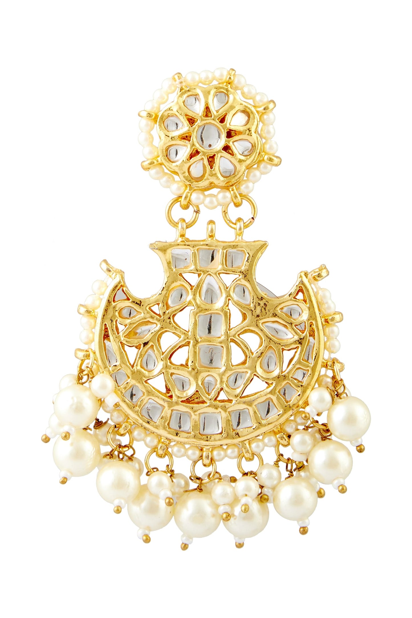Kundan Studded Chandbalis 
