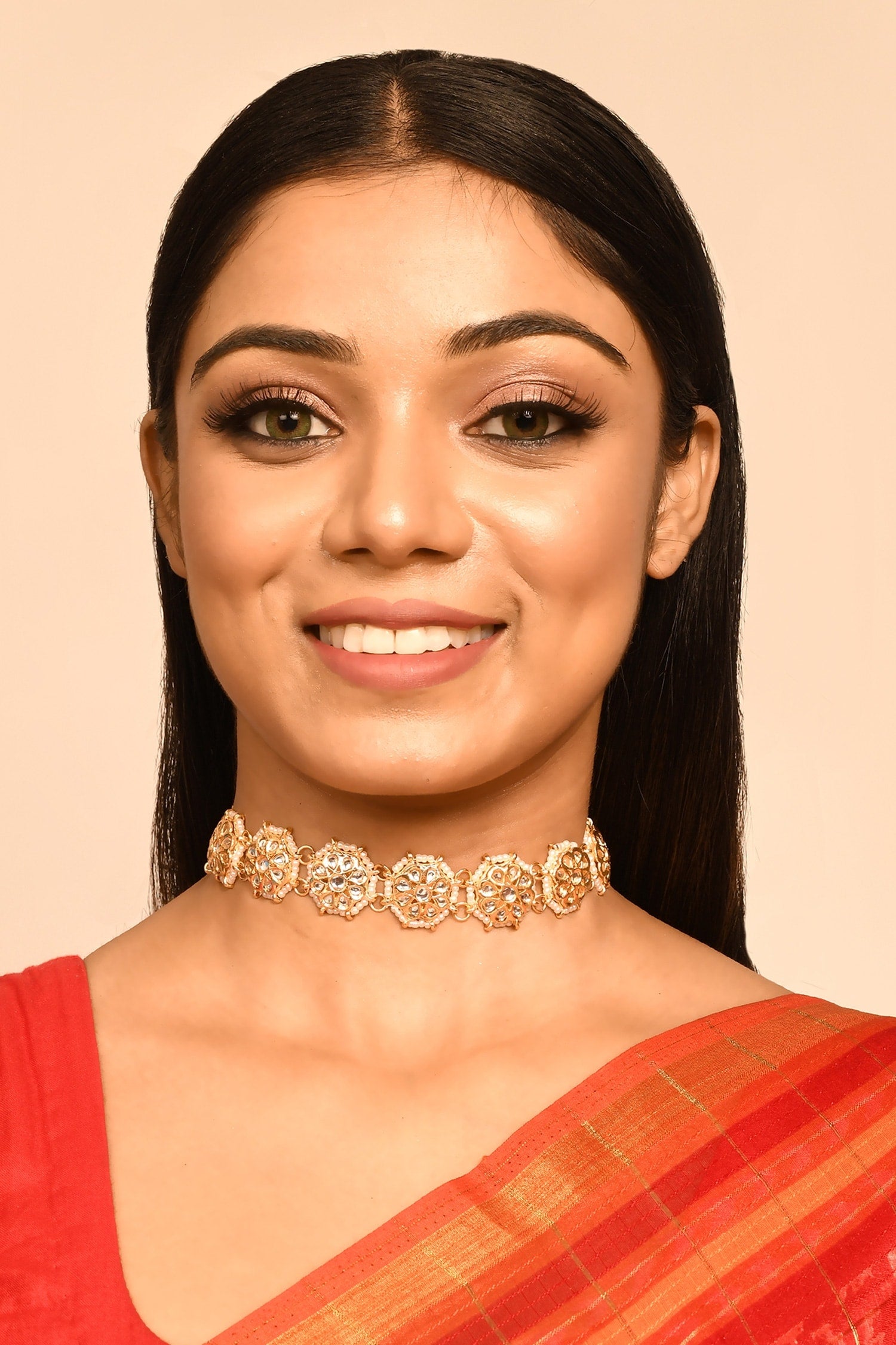 Floral Kundan Choker 