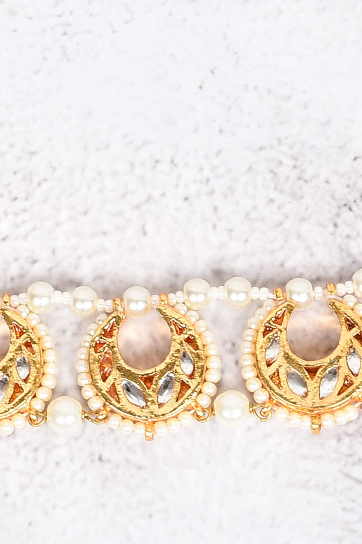 Crescent Moon Kundan Choker 